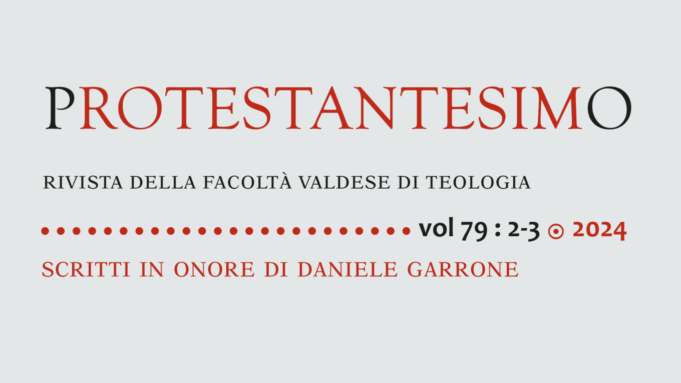 PROTESTANTESIMO vol 79 : 2-3