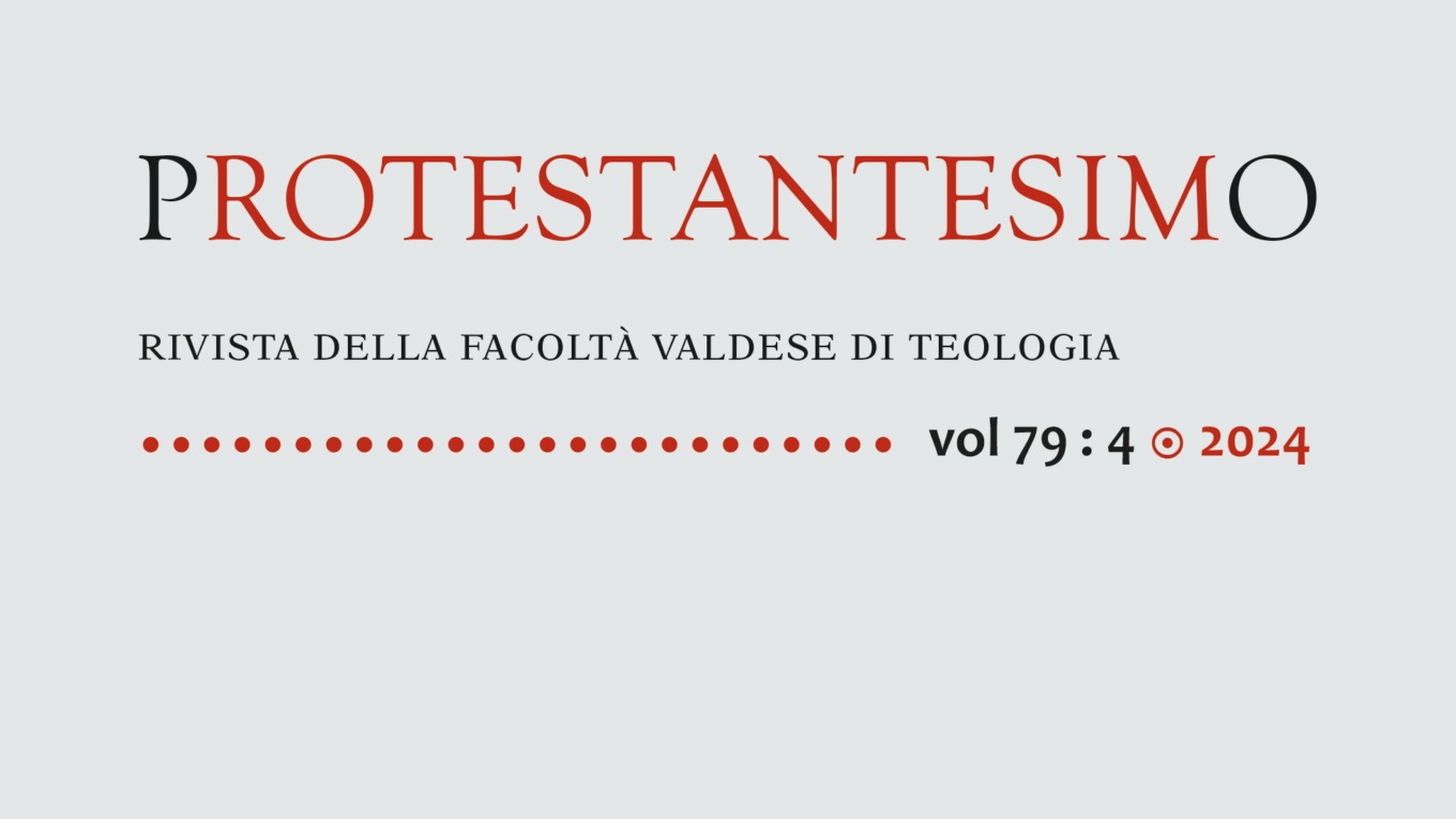 PROTESTANTESIMO vol 79 : 4